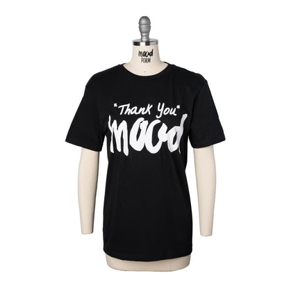 Mood T-Shirt - Unisex Crew Neck - Black Thank You Mood
