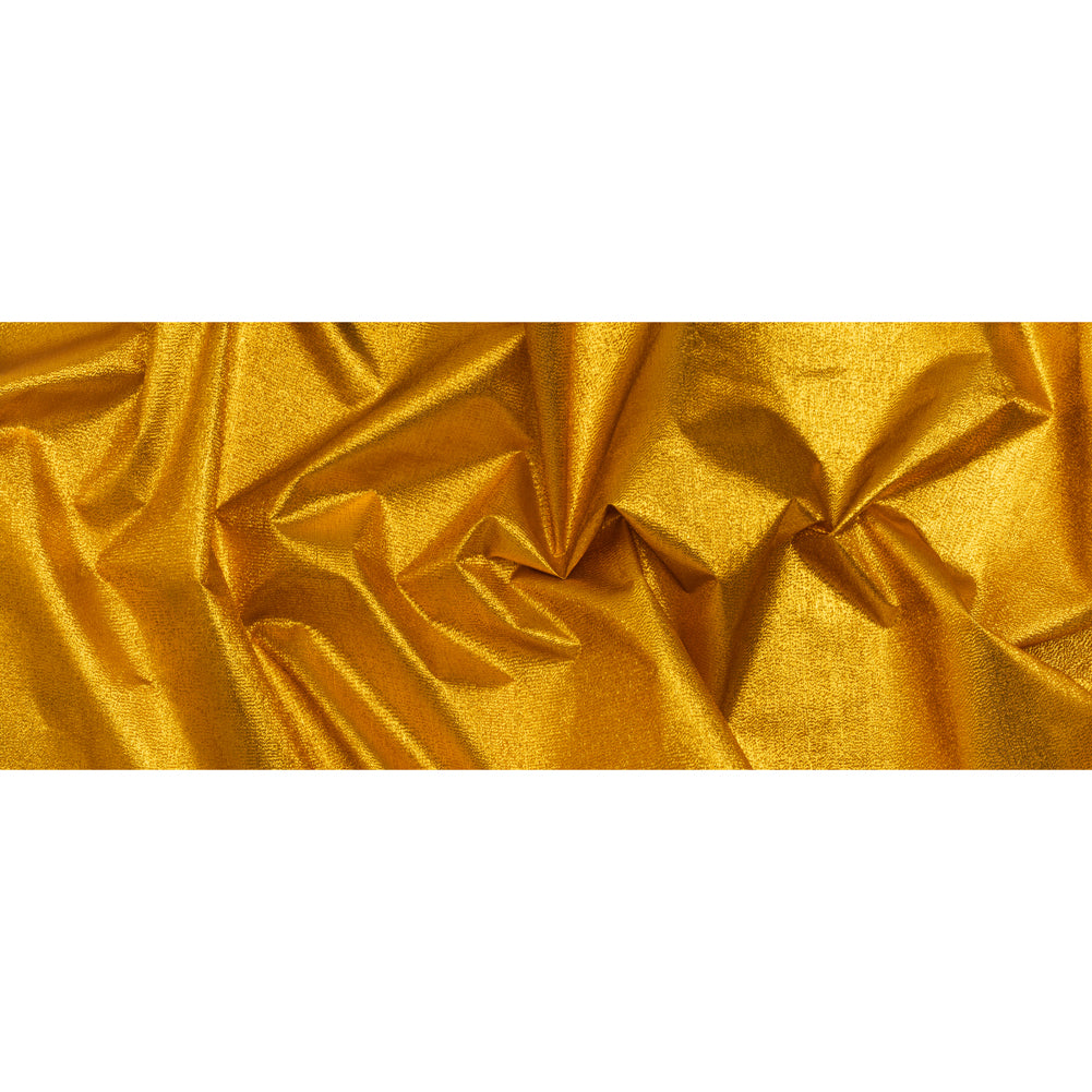 Woven Lame - Metallic Yellow Gold - Full