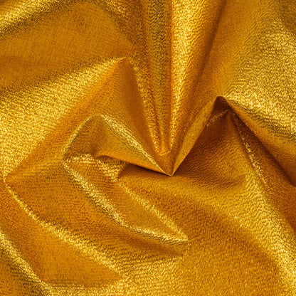 Woven Lame - Metallic Yellow Gold