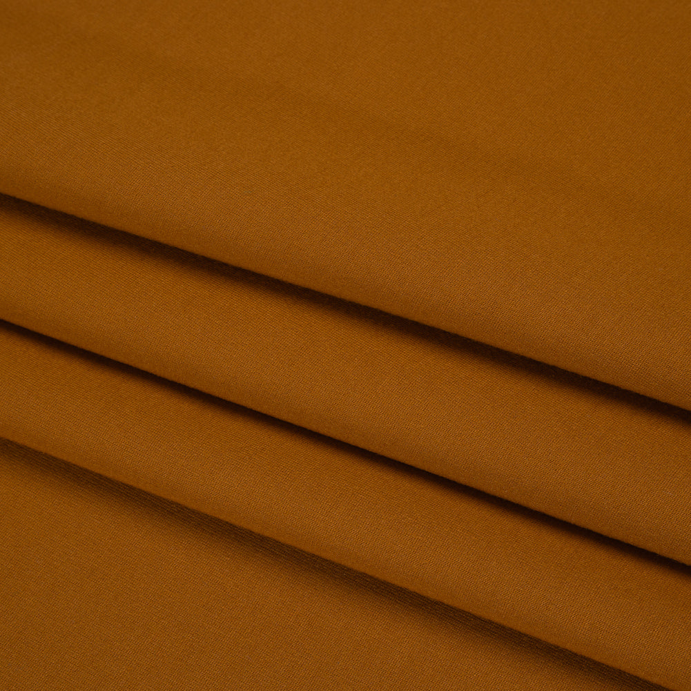 Stretch Ponte Knit - Yellow Ochre - Papilio Collection - Folded