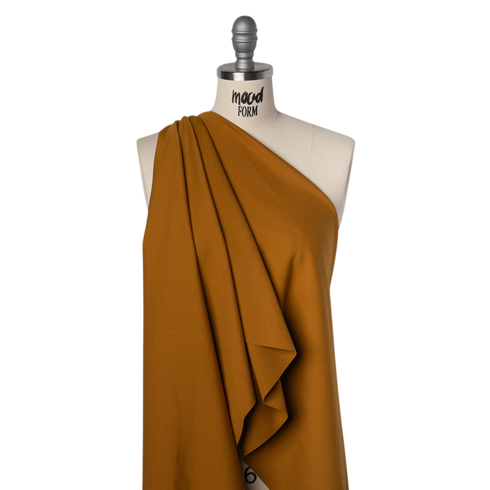 Stretch Ponte Knit - Yellow Ochre - Papilio Collection - Drape