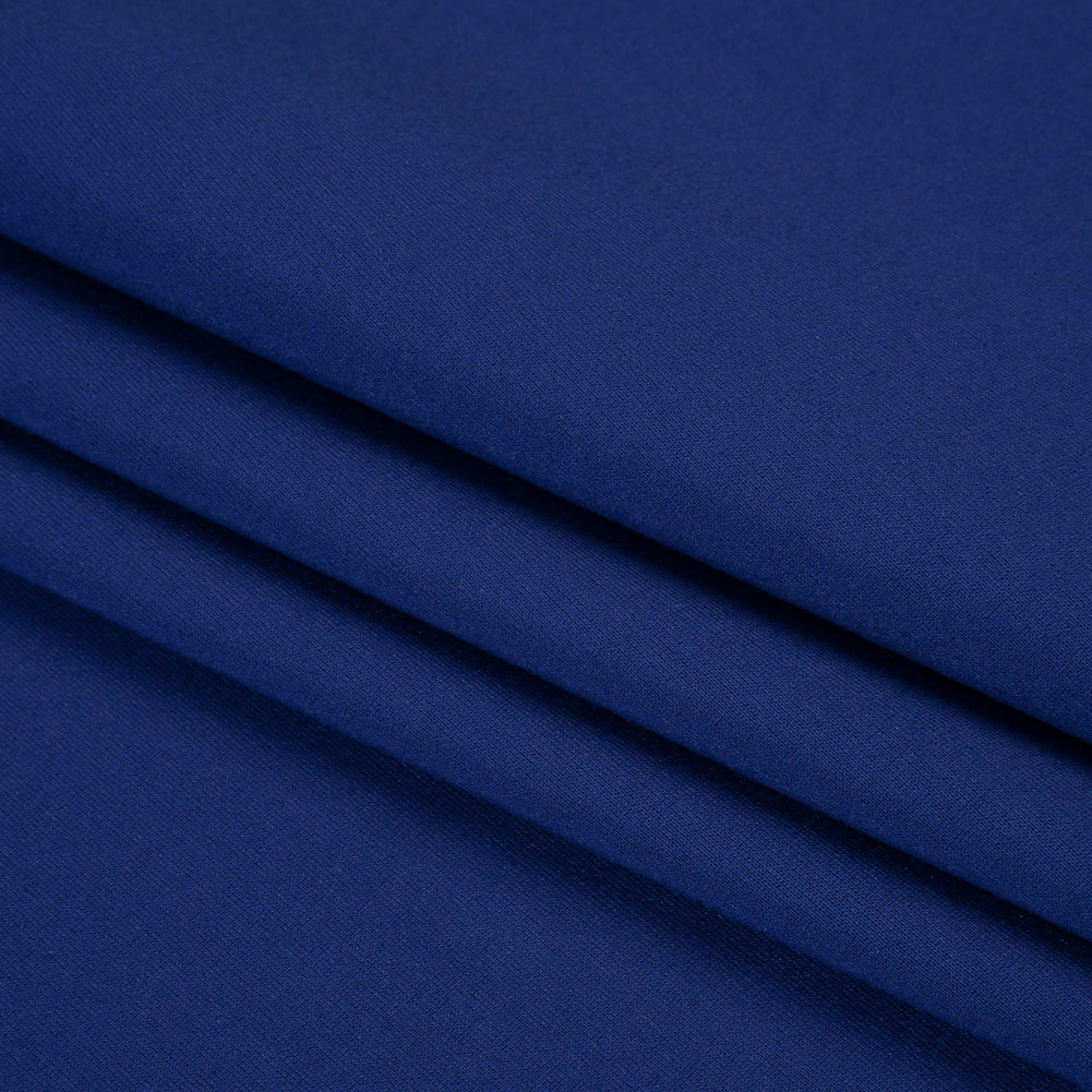 Stretch Ponte Knit - True Blue - Papilio Collection - Folded