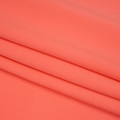 Satin Faced Polyester Crepe by Trina Turk - Coral Lily - Designer Deadstock