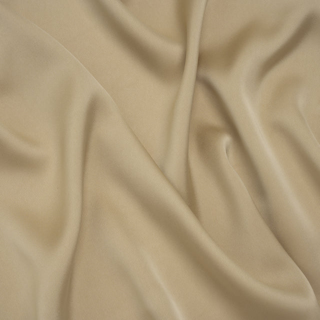 Soft Double Face Polyester Twill - Sesame Beige - Viola Collection