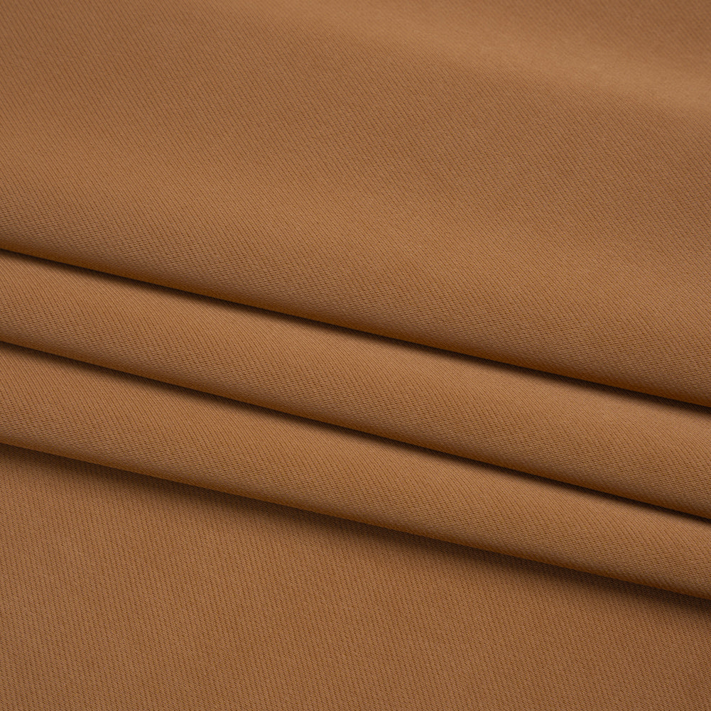 Soft Double Face Polyester Twill - Adobe Brown - Viola Collection - Folded