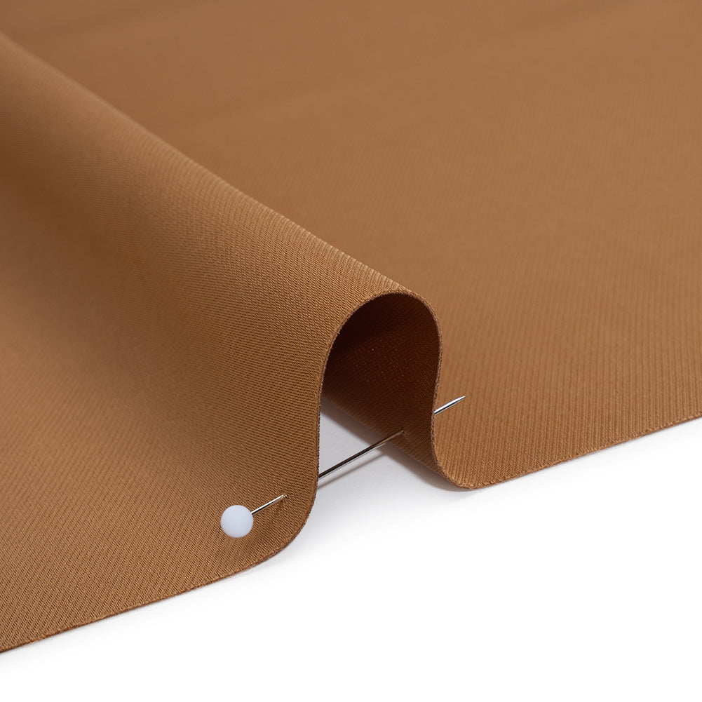 Soft Double Face Polyester Twill - Adobe Brown - Viola Collection - Detail