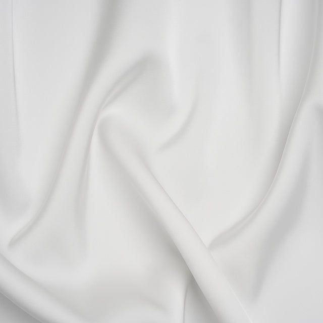 Soft Double Face Polyester Satin - Off White - Samantha Collection