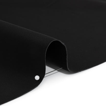 Soft Double Face Polyester Satin - Black - Samantha Collection