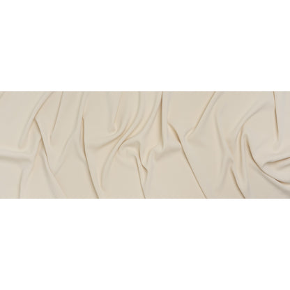 Soft Lightweight Polyester Gabardine - Ivory - Stefanie Collection