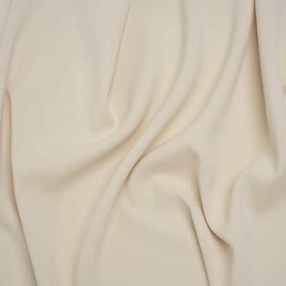 Soft Lightweight Polyester Gabardine - Ivory - Stefanie Collection