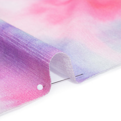 Slubbed Gauzy Cotton Woven - Pink, Lilac and Sky Blue Soft Tie Dye - Mood Exclusive Soft Sighs Print