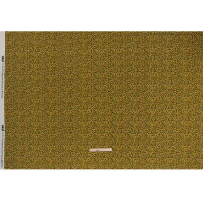 Cotton and Viscose Striped Seersucker - Green, Beige and Brown Ditsy Floral - Mood Exclusive Spring’s Sweet Song Print