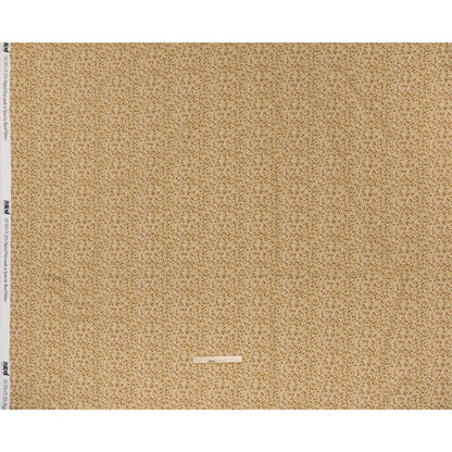 Cotton and Viscose Striped Seersucker - Beige, Tan and Light Green Ditsy Floral - Mood Exclusive Spring’s Sweet Song Print - Full
