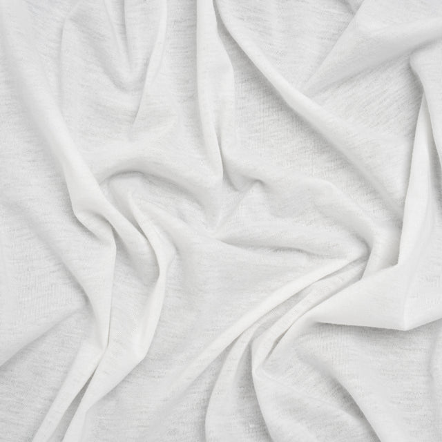 Cotton and Polyester Jersey - Off White - Deadstock