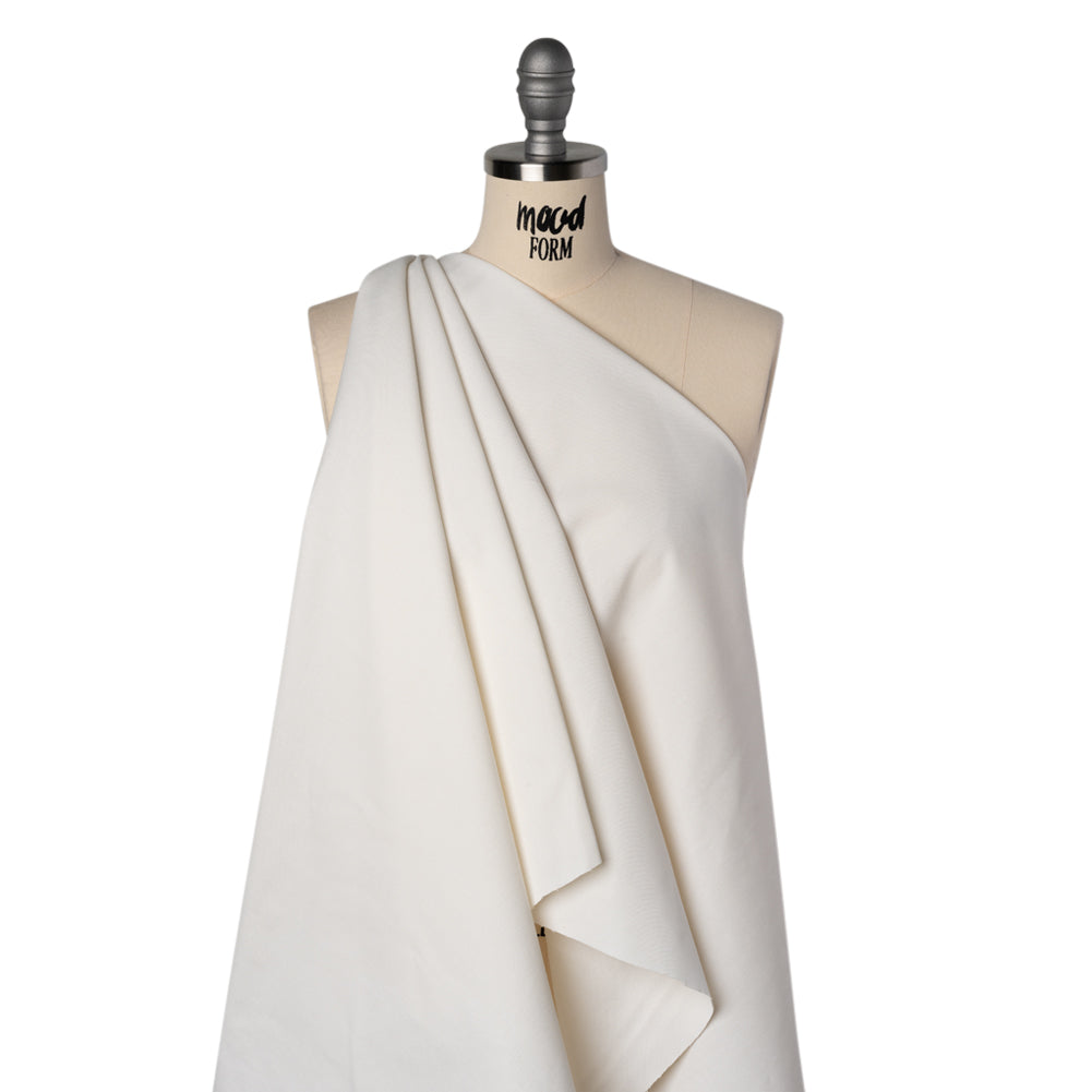 Lightweight Cotton Canvas - Off White PFD - Deadstock - Drape
