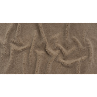 Recycled Polyester Faux Sherling Fur - Warm Gray Full