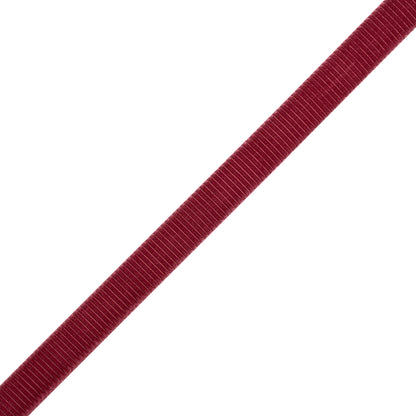 Grosgrain Ribbed Velvet Ribbon Trim Made in Italy - 0.375" - Old Rose