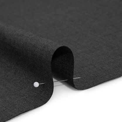Tropical Wool Blend Suiting - Heathered Gray - Deadstock