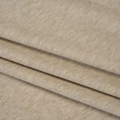 Stretch Rayon Jersey - Oatmeal Heathered - Deadstock