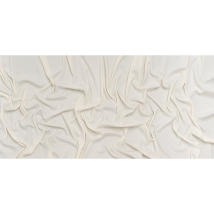 Stretch Rayon 2x2 Rib Knit - Natural - Deadstock