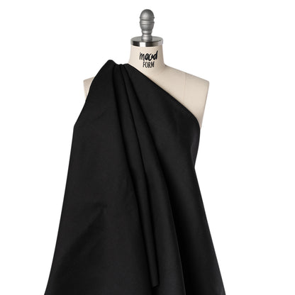 Stretch Cotton Blend Denim - Black - Deadstock Drape