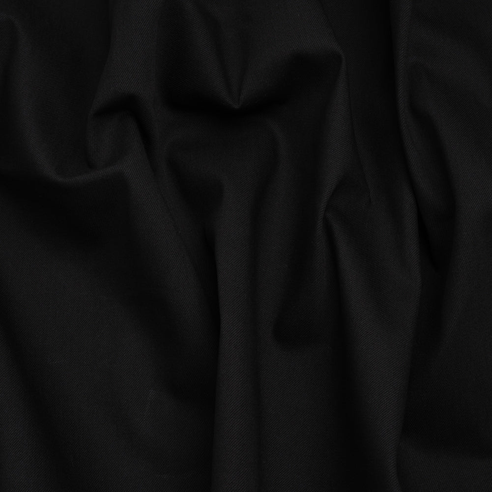 Stretch Cotton Blend Denim - Black - Deadstock