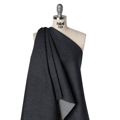 Stretch Cotton Blend Denim - Indigo - Deadstock Drape
