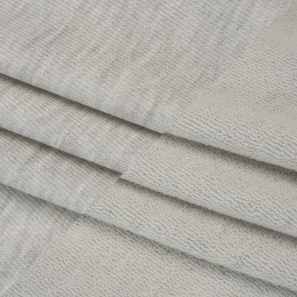Rayon and Polyester French Terry - Heathered Gray - Deadstock