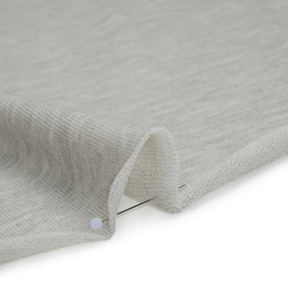 Rayon and Polyester French Terry - Heathered Gray - Deadstock