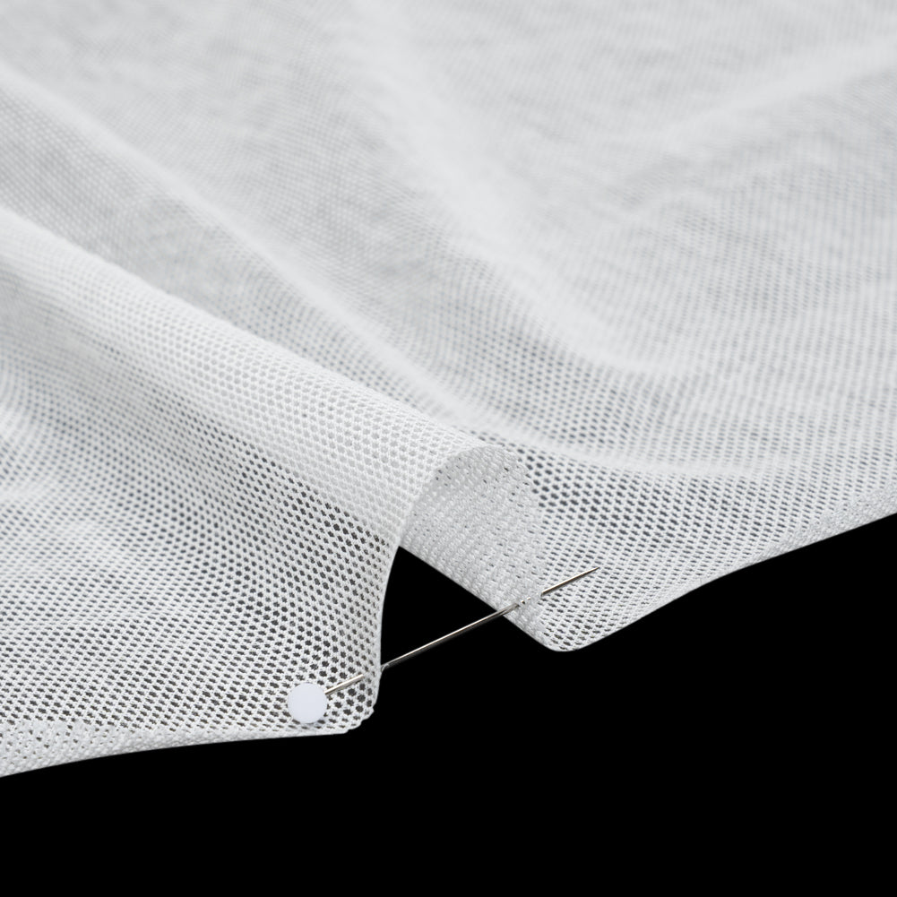 Cotton Mesh - White - Deadstock - Detail