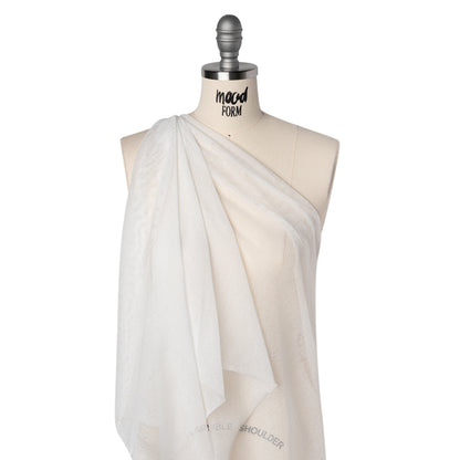 Cotton Mesh - White - Deadstock