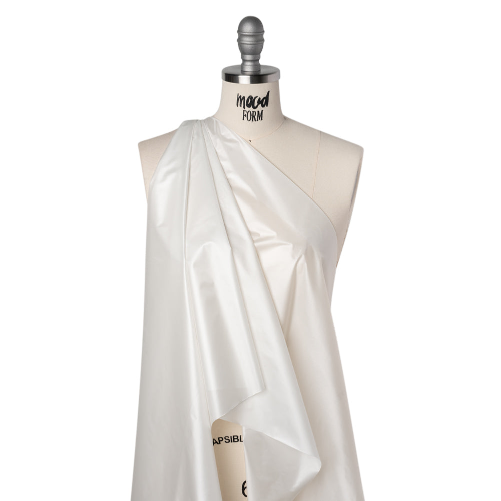 Lightweight Nylon Ripstop - Star White - Deadstock - Drape