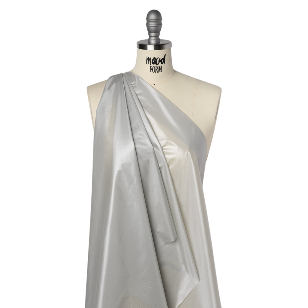 Lightweight Nylon Ripstop - Frost Grey - Deadstock - Drape