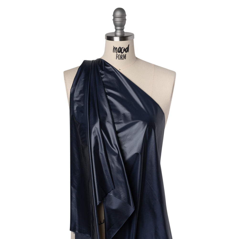 Lightweight Nylon Ripstop - Atlantic Navy - Deadstock - Drape