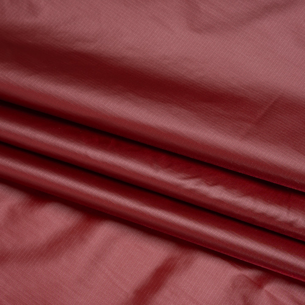 Lightweight Nylon Ripstop - Inferno Red - Deadstock - Folded
