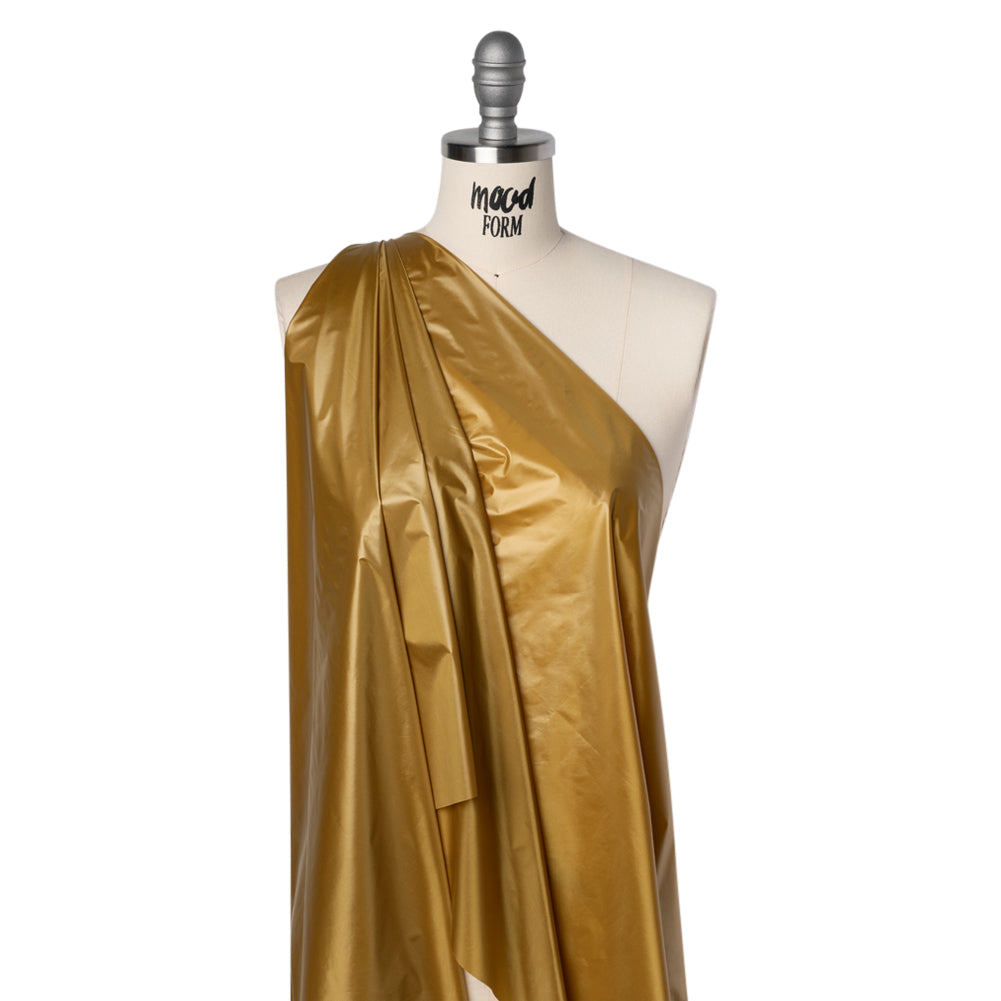 Lightweight Nylon Ripstop - Gold - Deadstock - Drape