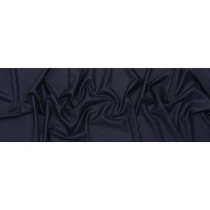 Virgin Merino Wool Twill Suiting Made in Italy - Navy Full