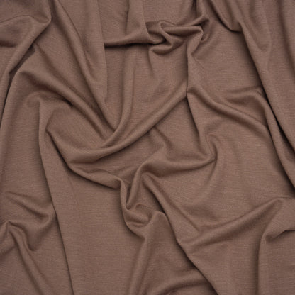 Stretch Rayon Jersey - Mocha Brown - Deadstock