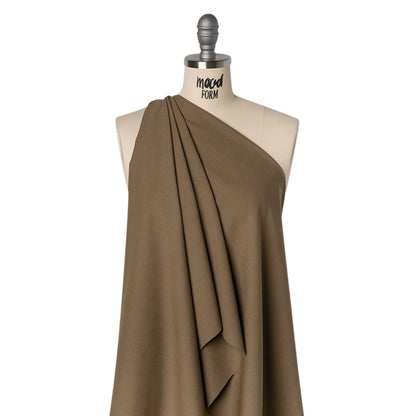 Super 110 Wool Suiting - Light Brown - Deadstock