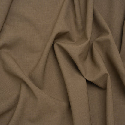 Super 110 Wool Suiting - Light Brown - Deadstock