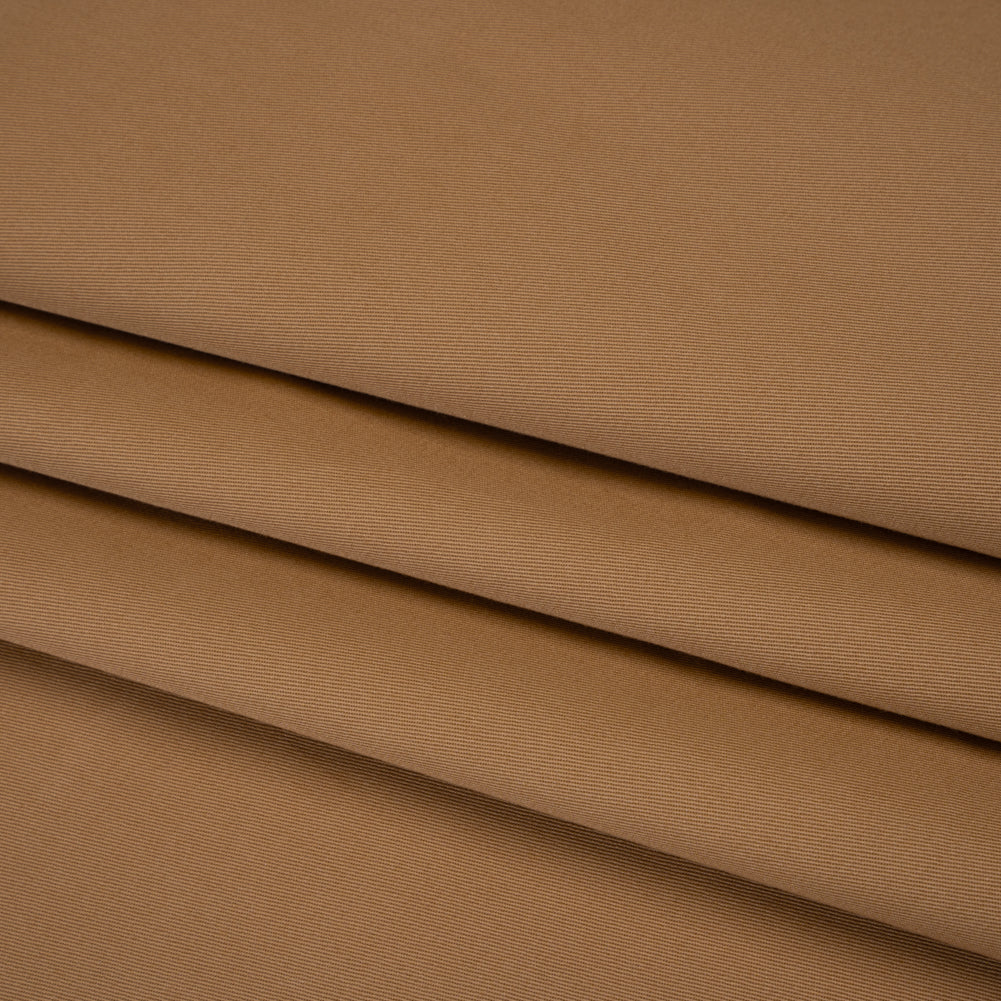 Stretch Cotton Twill - Tan - Deadstock - Folded