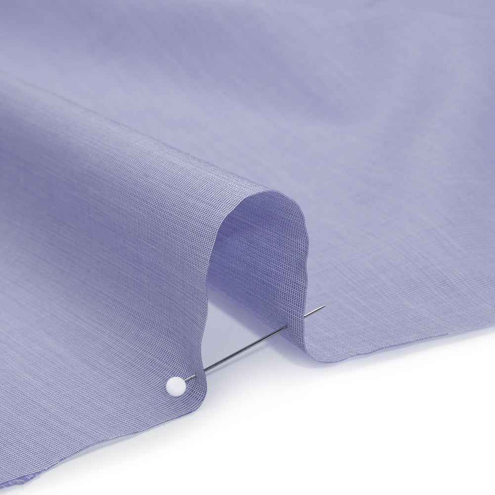 Cotton Shirting - Violet Storm Heathered - Deadstock - Detail