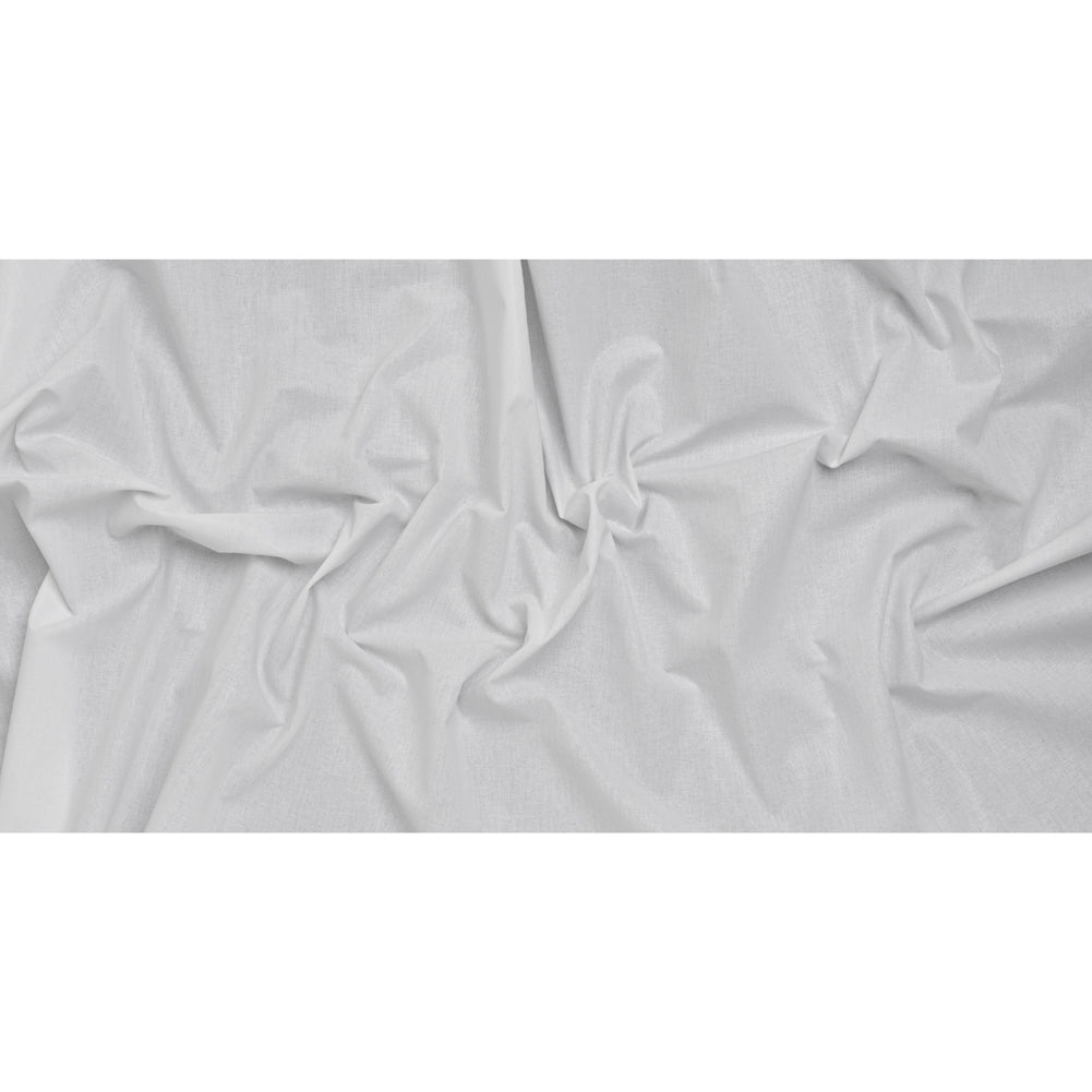 Fusible Cotton Woven Interlining - White - Deadstock - Full