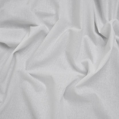 Fusible Cotton Woven Interlining - White - Deadstock