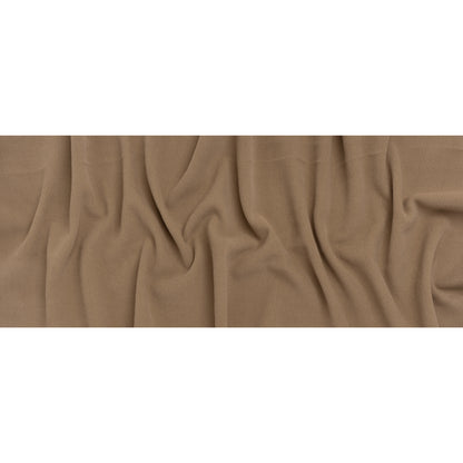 Wool Blend Herringbone Twill Coating Made in Italy - Tan - Deadstock