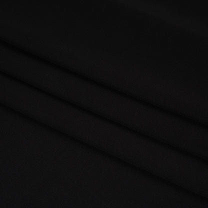 Rayon Interlock Knit - Black - Deadstock