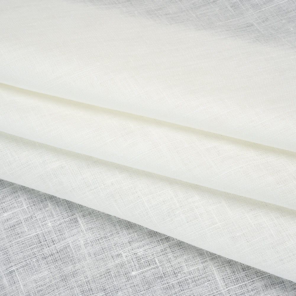 Lightweight Linen Woven by Max Alexander - Cream Folded