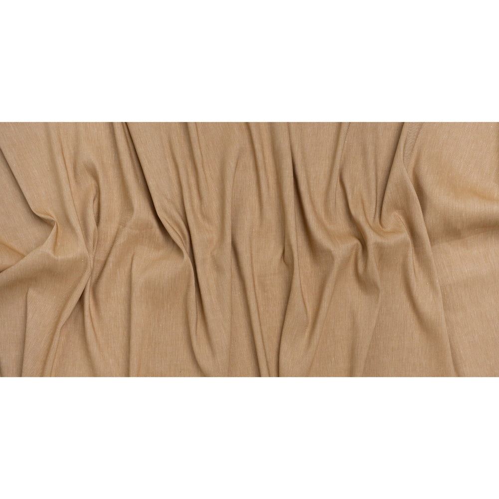 Stretch Linen Blend Twill by Veronica Beard - Khaki Beige - Designer Deadstock - Full