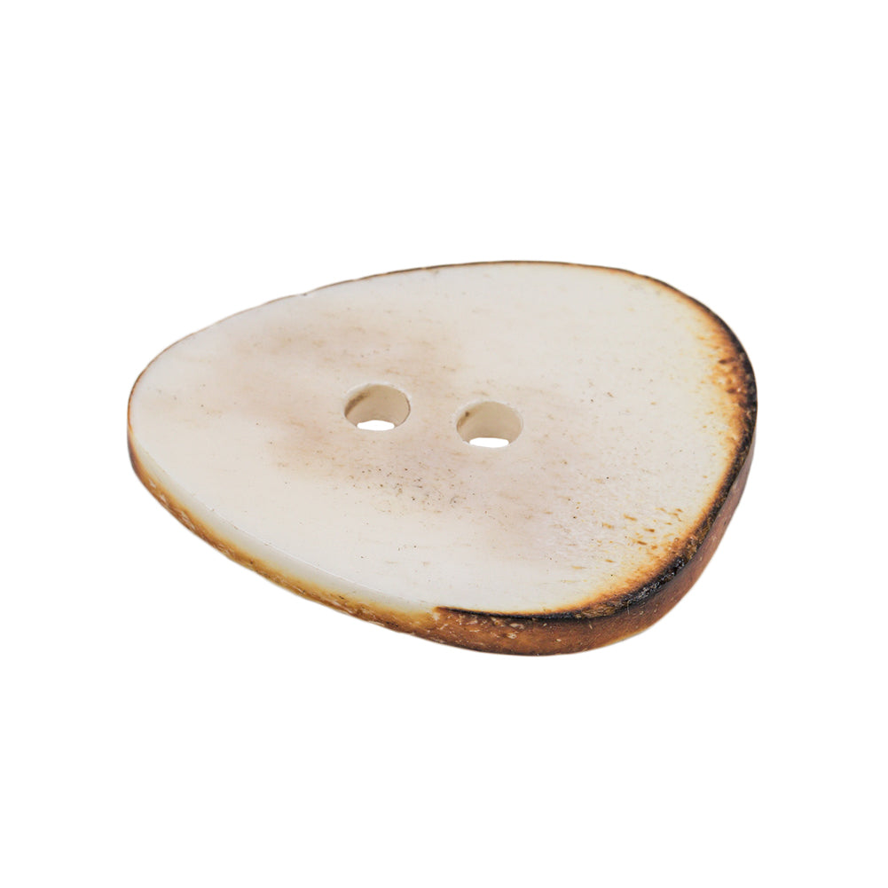White Bone Button - 48L/30.5mm Folded