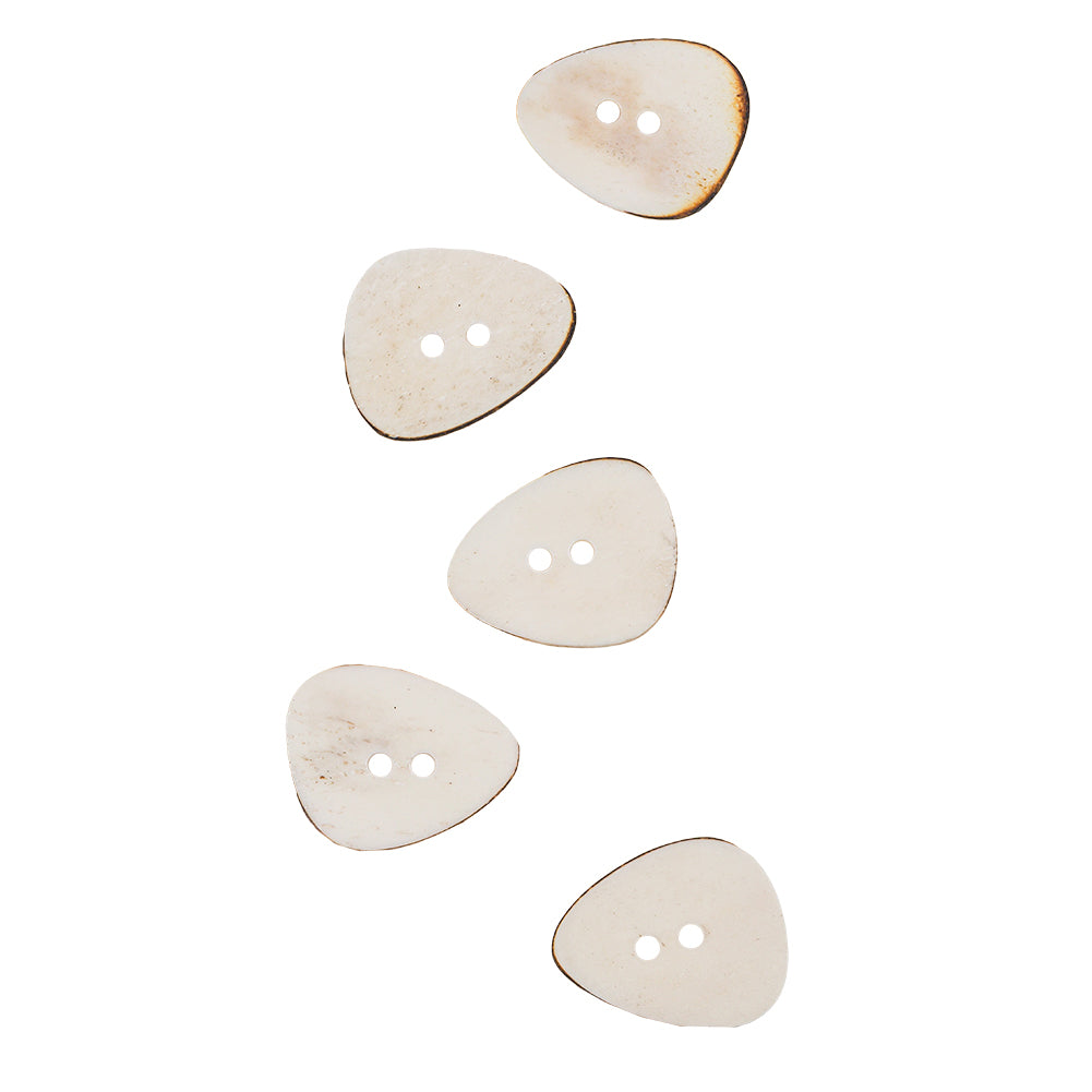 White Bone Button - 48L/30.5mm Full